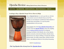 Tablet Screenshot of djembereview.com